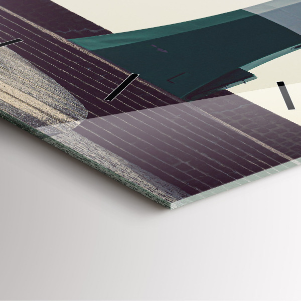 Reloj cuadrado Faro y mar