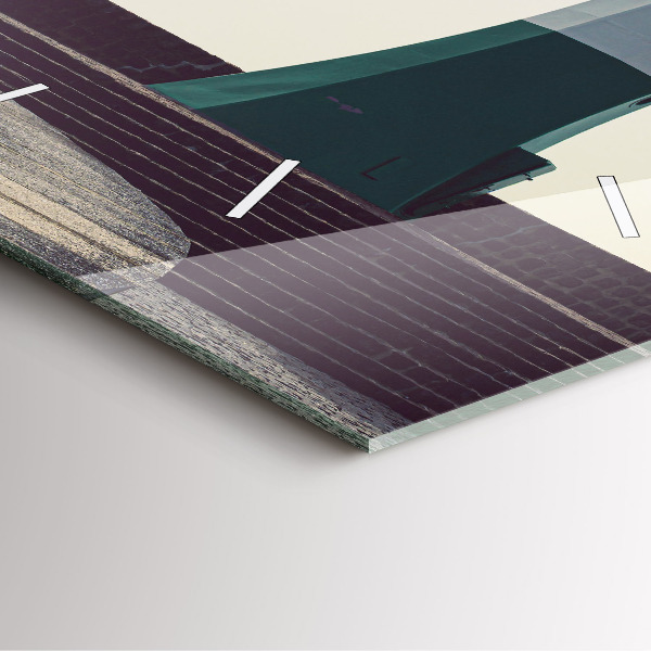 Reloj cuadrado Faro y mar