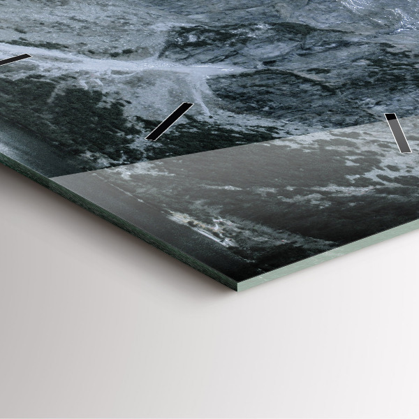 Reloj cuadrado Morskie Oko en los montes Tatra