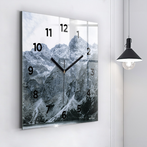 Reloj cuadrado Morskie Oko en los montes Tatra