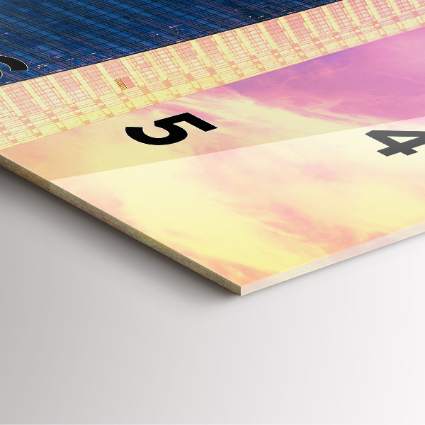 Reloj cuadrado Rascacielos en Varsovia