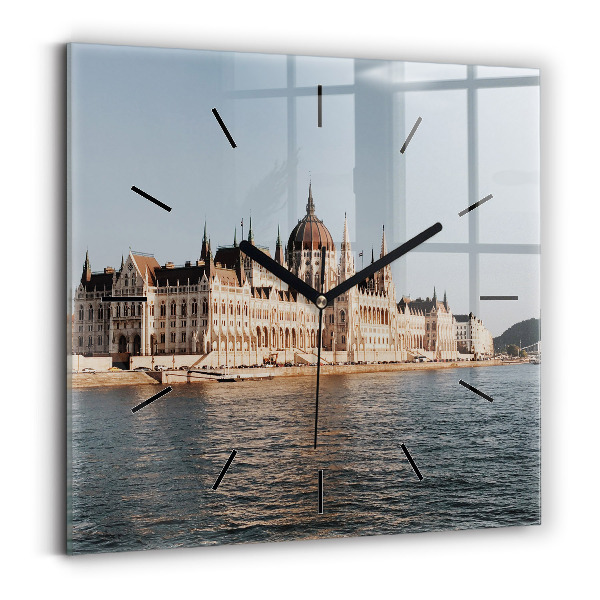 Reloj de pared cuadrado Parlamento en Budapest