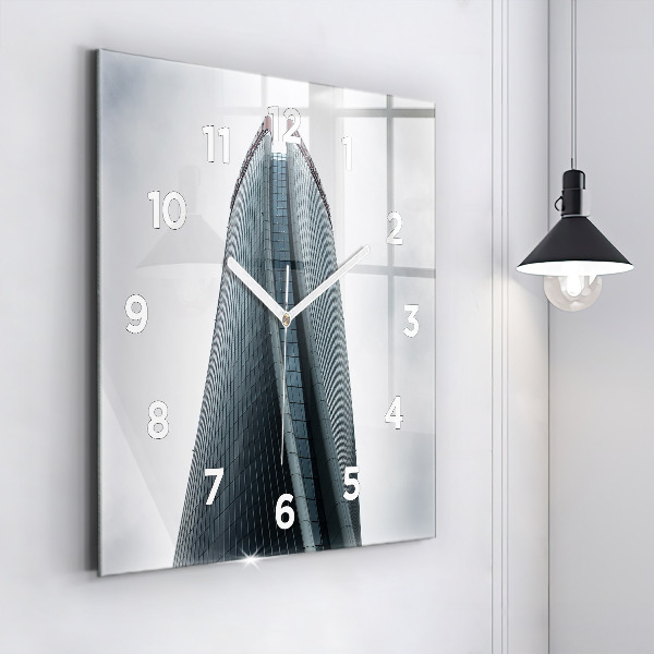 Reloj de pared cuadrado Rascacielos de Milán