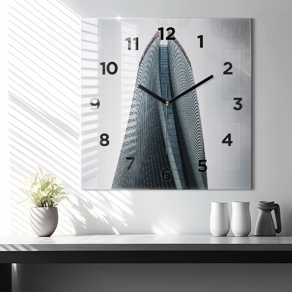 Reloj de pared cuadrado Rascacielos de Milán