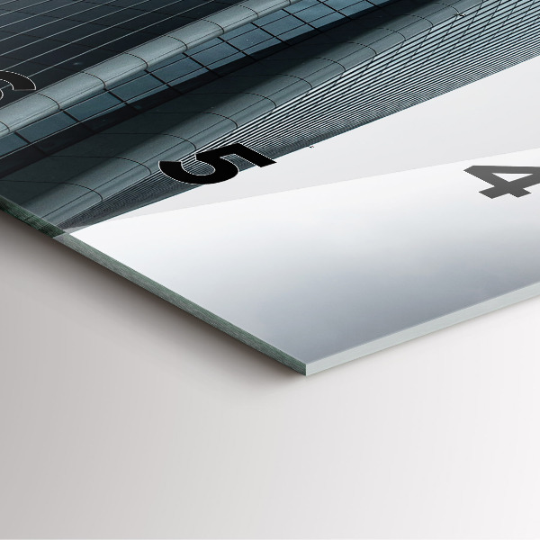 Reloj de pared cuadrado Rascacielos de Milán