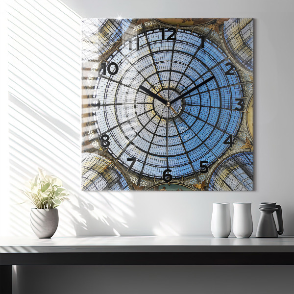 Reloj cuadrado Centro comercial de Milán