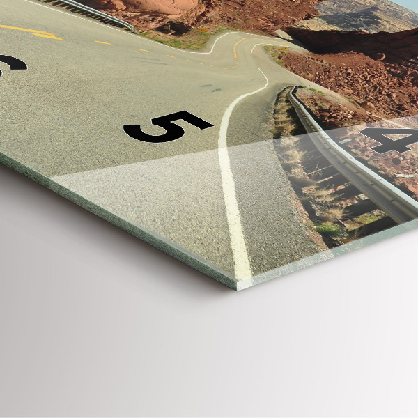 Reloj de pared cuadrado Ruta 66 en EEUU