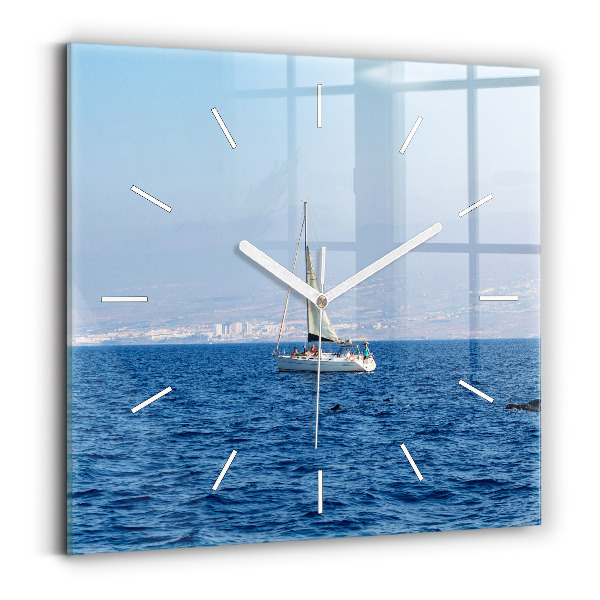 Reloj de pared cuadrado Yate en Tenerife