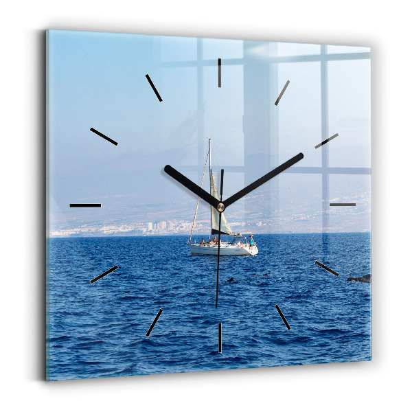 Reloj de pared cuadrado Yate en Tenerife