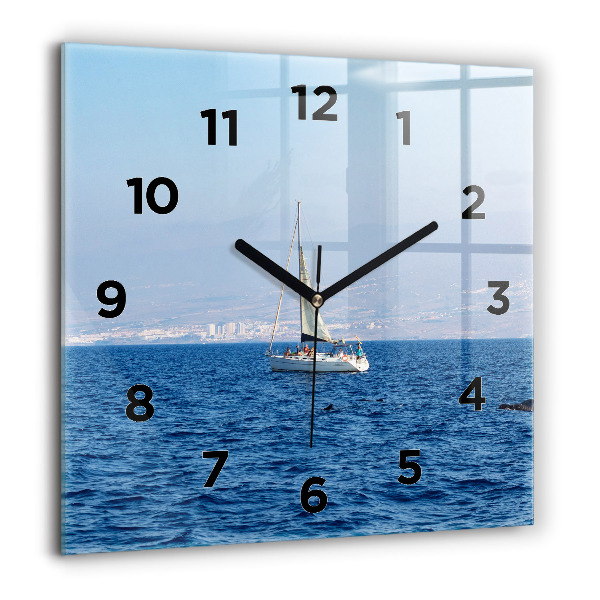 Reloj de pared cuadrado Yate en Tenerife