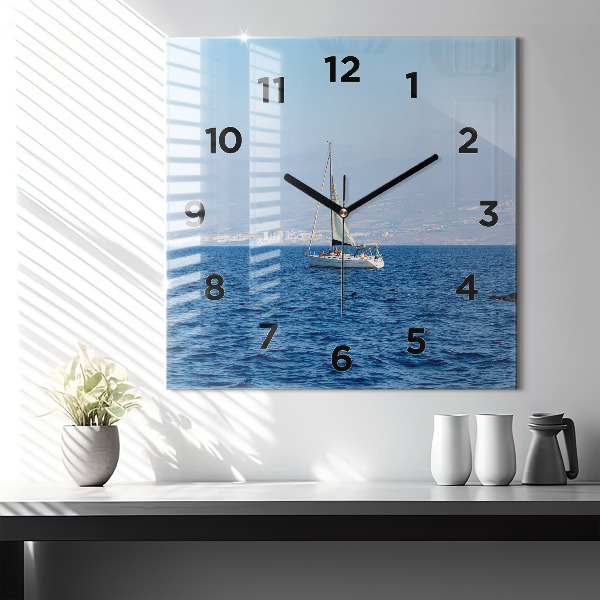 Reloj de pared cuadrado Yate en Tenerife