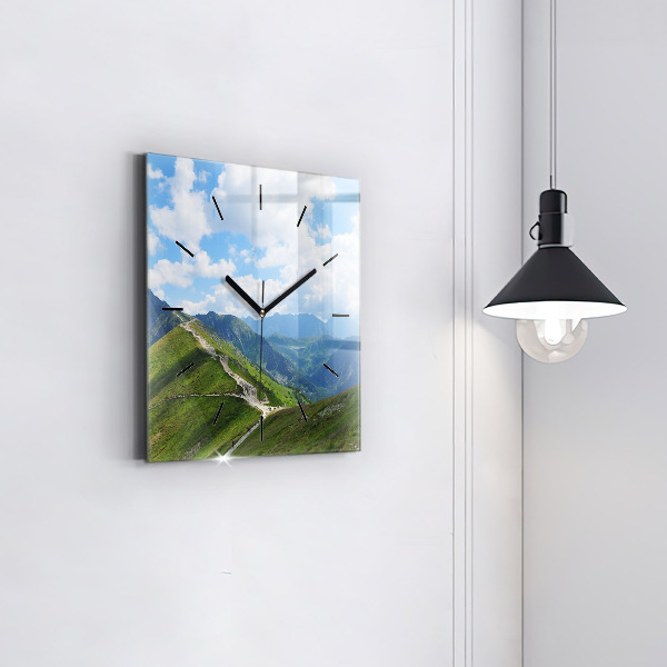 Reloj de pared cuadrado Kasprowy Wierch Zakopane