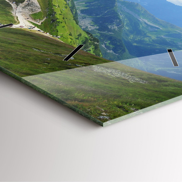 Reloj de pared cuadrado Kasprowy Wierch Zakopane