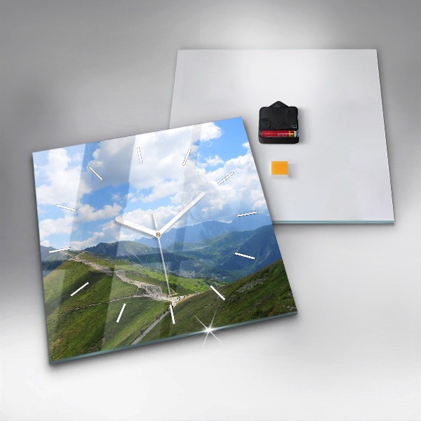 Reloj de pared cuadrado Kasprowy Wierch Zakopane