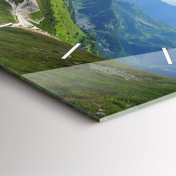 Reloj de pared cuadrado Kasprowy Wierch Zakopane