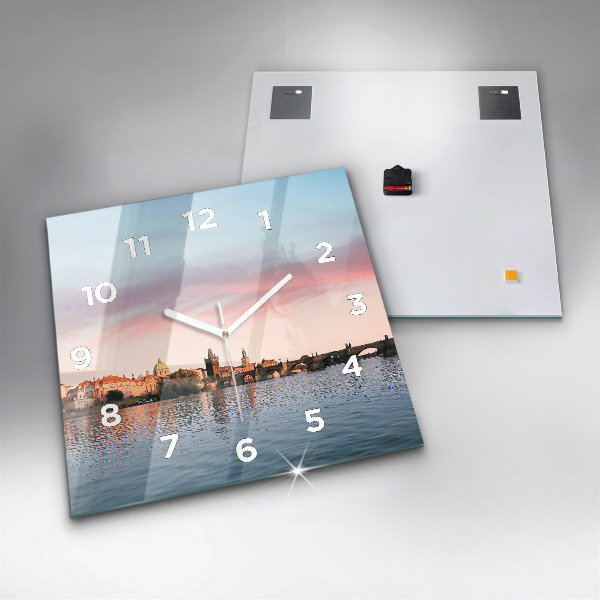 Reloj cuadrado Puente de Carlos en Praga