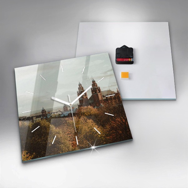 Reloj de pared cuadrado Galería de arte en Glasgow