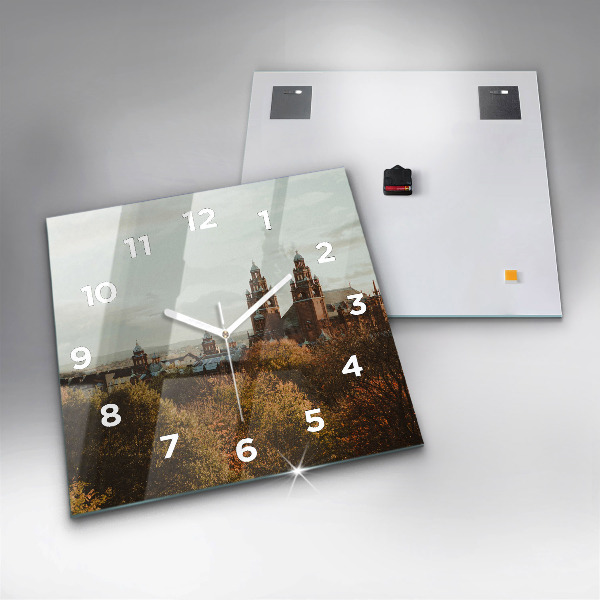 Reloj de pared cuadrado Galería de arte en Glasgow