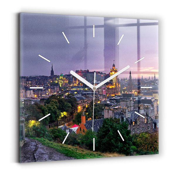Reloj cuadrado Edimburgo desde Calton Hill