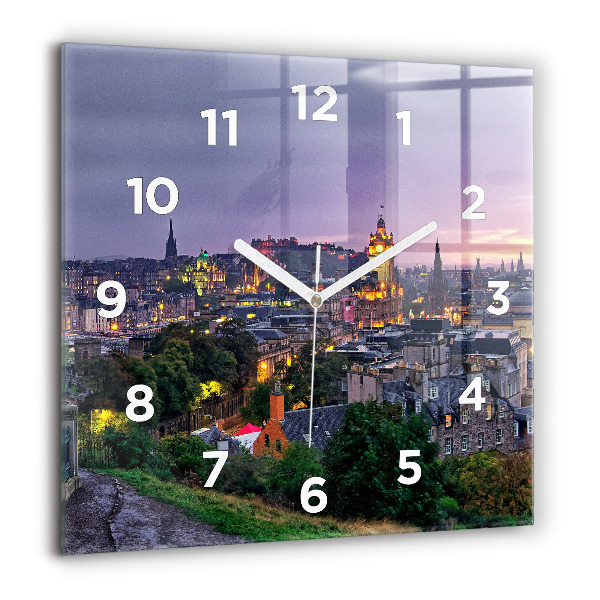 Reloj cuadrado Edimburgo desde Calton Hill