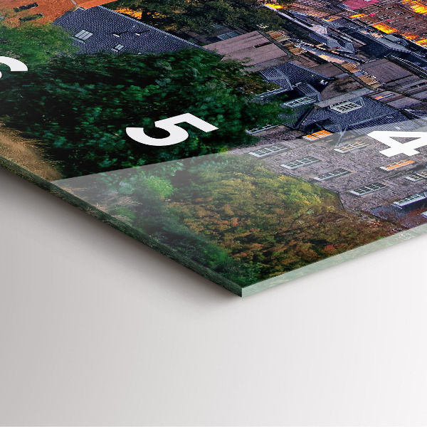 Reloj cuadrado Edimburgo desde Calton Hill