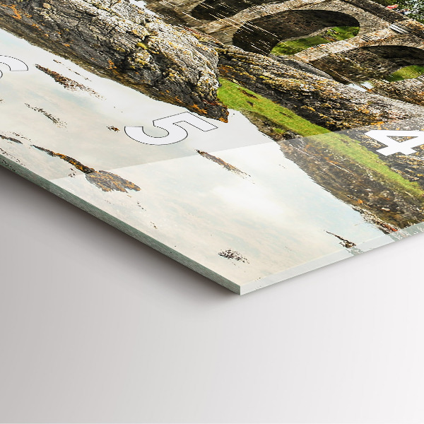 Reloj cuadrado Castillo de Eilean Donan Escocia