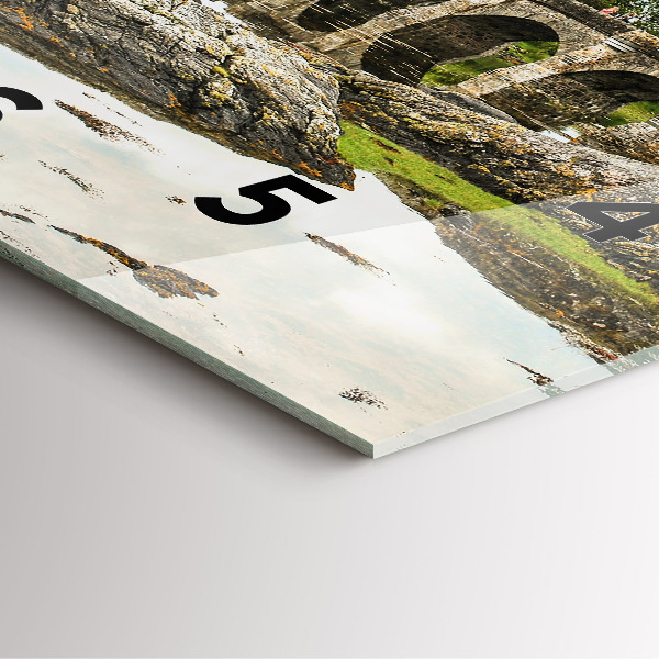 Reloj cuadrado Castillo de Eilean Donan Escocia