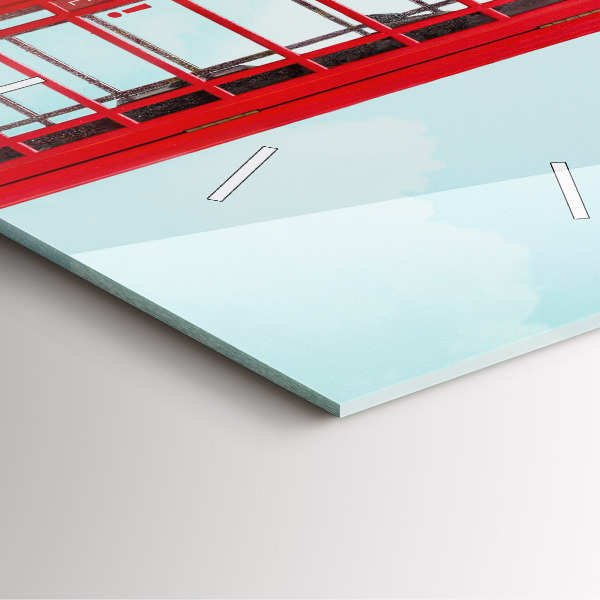 Reloj cuadrado Cabina telefónica