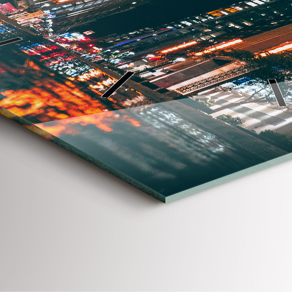 Reloj de pared cuadrado Hotel Hilton en Houston