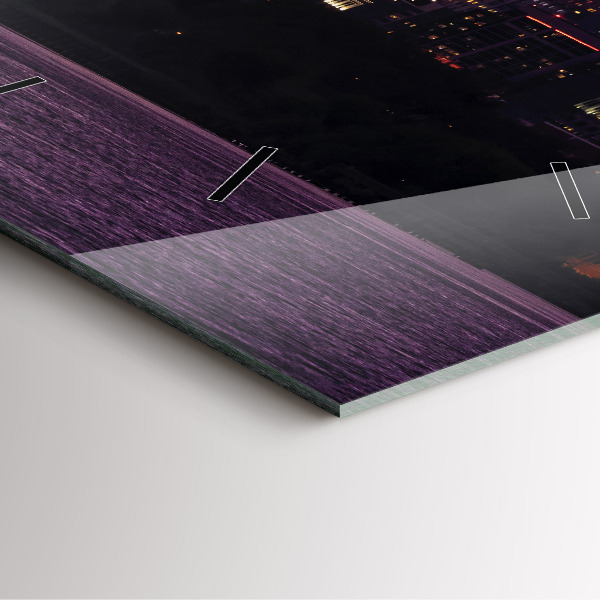 Reloj cuadrado Panorámica de la ciudad de Filadelfia