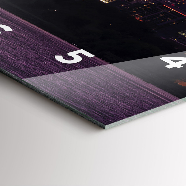 Reloj cuadrado Panorámica de la ciudad de Filadelfia