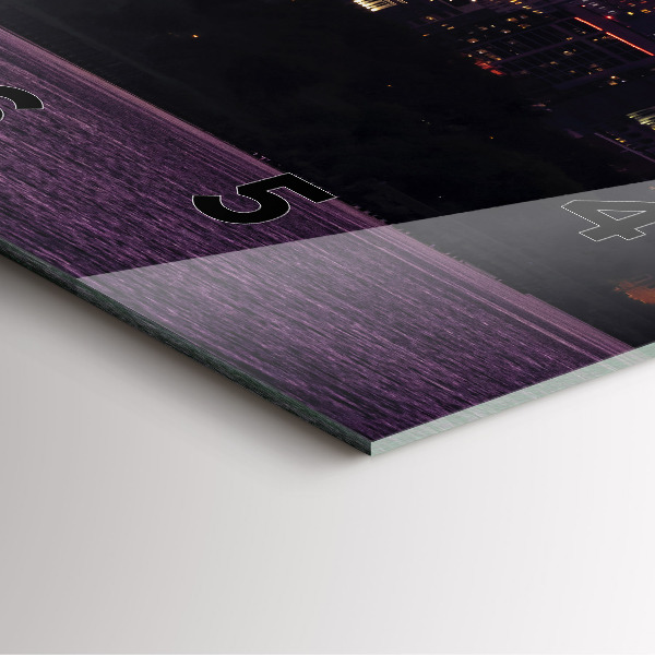 Reloj cuadrado Panorámica de la ciudad de Filadelfia