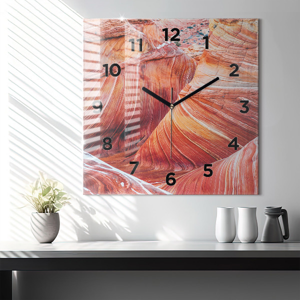 Reloj de pared cuadrado Pintoresco Gran Cañón