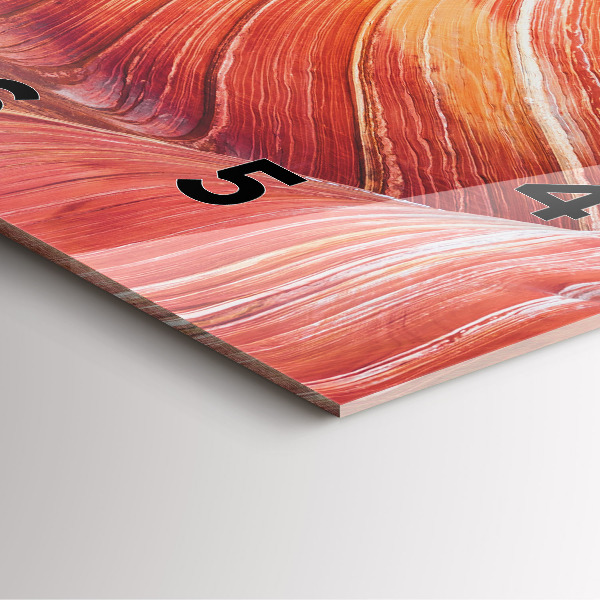 Reloj de pared cuadrado Pintoresco Gran Cañón