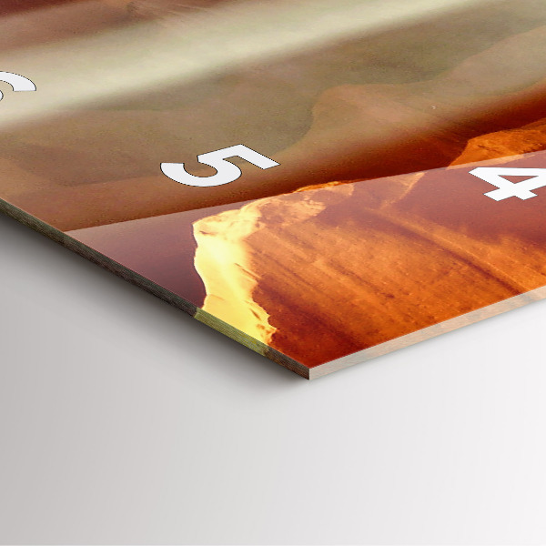 Reloj cuadrado Cañón del desierto