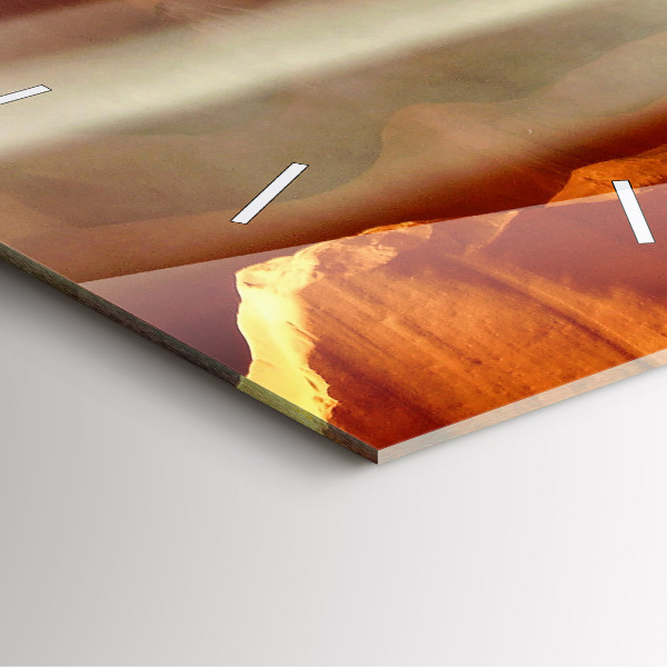 Reloj cuadrado Cañón del desierto