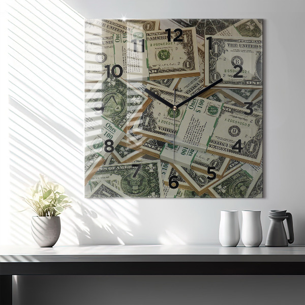 Reloj cuadrado 1 dólar estadounidense