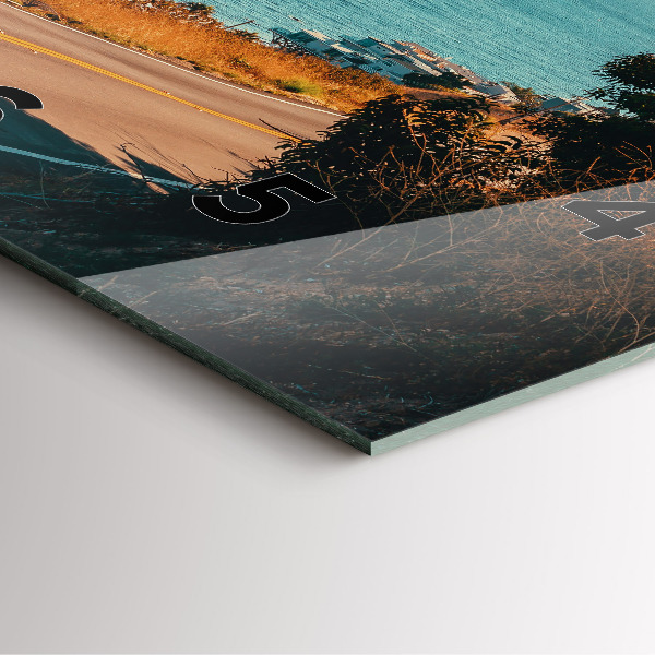 Reloj cuadrado Palmeras en Malibú