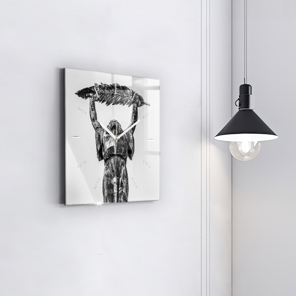 Reloj cuadrado La Estatua de la Libertad en Budapest