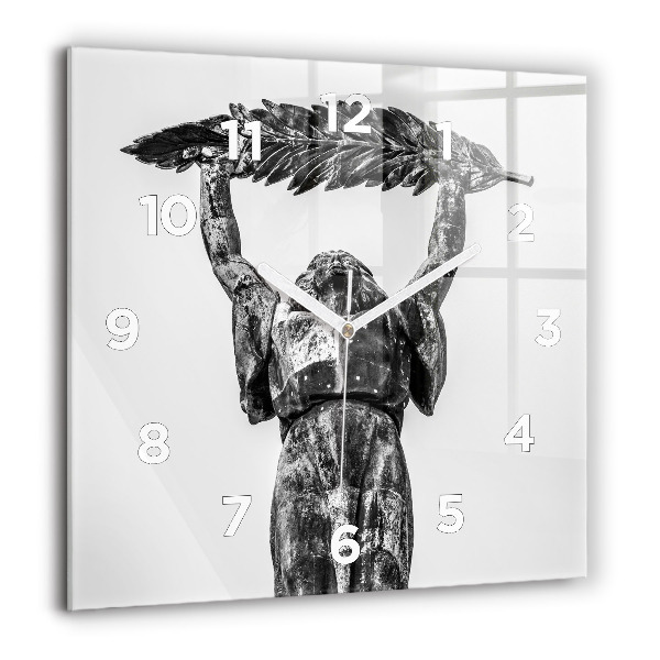 Reloj cuadrado La Estatua de la Libertad en Budapest