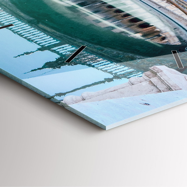 Reloj de pared cuadrado Plaza de España en Sevilla