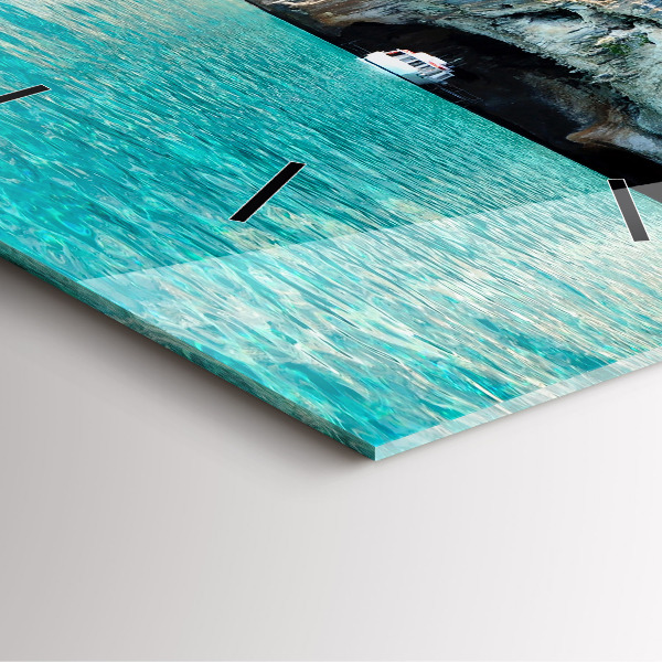 Reloj de pared cuadrado Cueva submarina