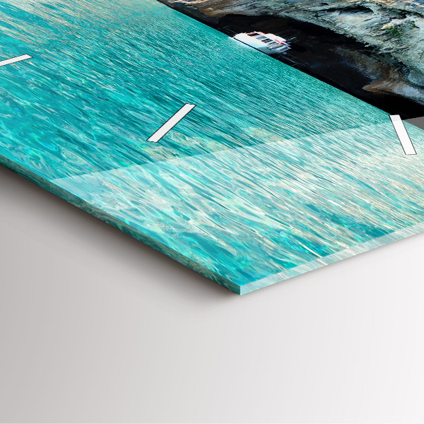 Reloj de pared cuadrado Cueva submarina