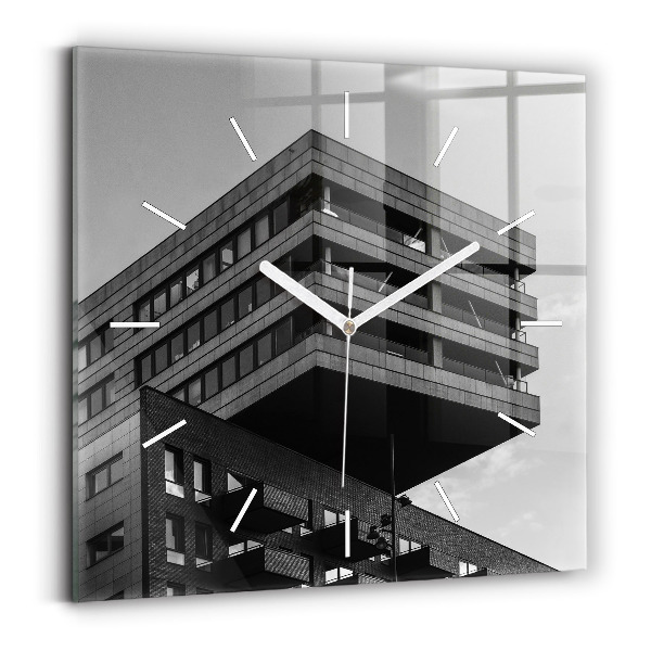 Reloj de pared cuadrado Arquitectura en Amsterdam