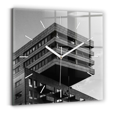 Reloj de pared cuadrado Arquitectura en Amsterdam