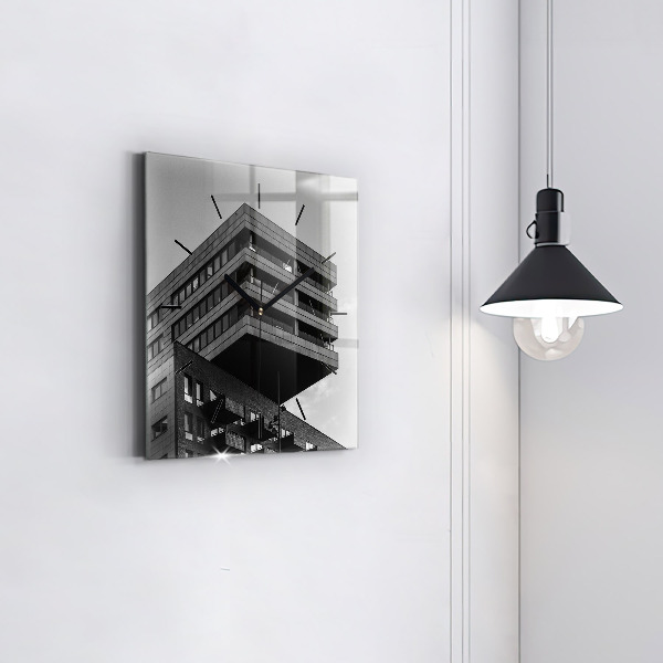 Reloj de pared cuadrado Arquitectura en Amsterdam