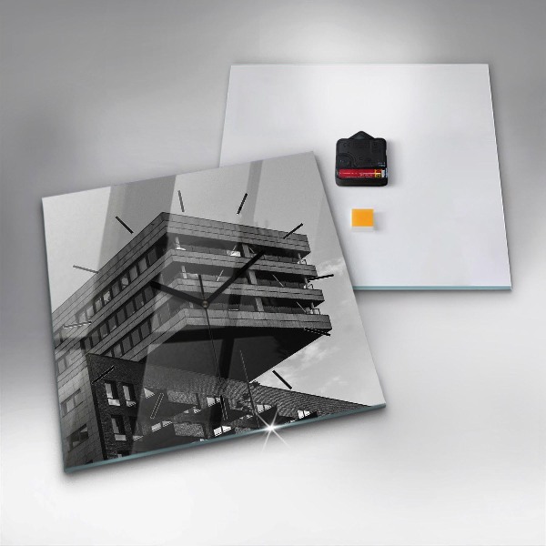 Reloj de pared cuadrado Arquitectura en Amsterdam