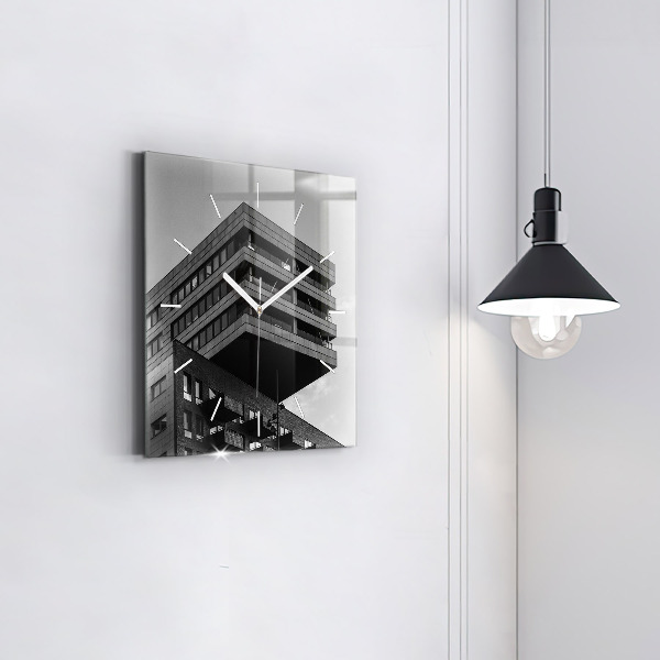 Reloj de pared cuadrado Arquitectura en Amsterdam