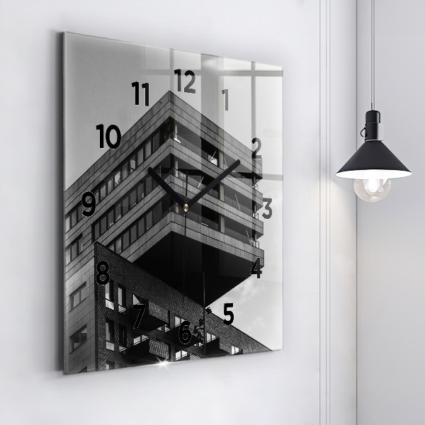 Reloj de pared cuadrado Arquitectura en Amsterdam