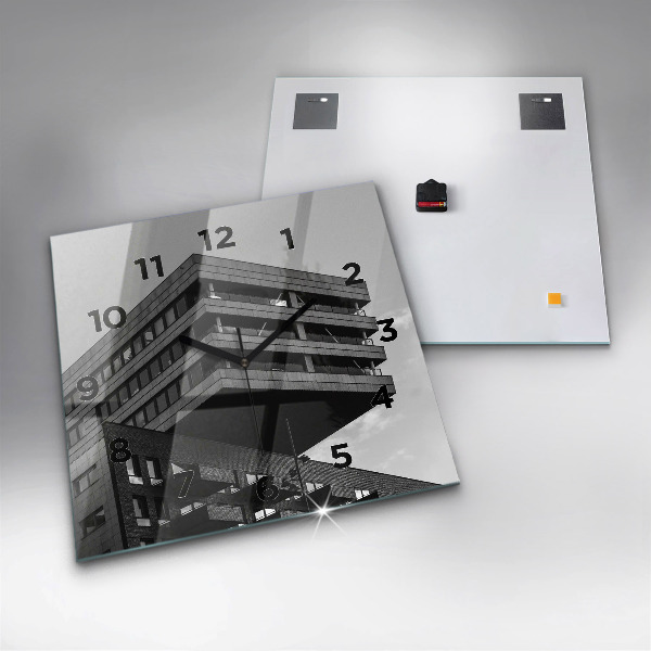 Reloj de pared cuadrado Arquitectura en Amsterdam